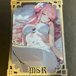 Goddess Story Gold METAL Card Double Sidded Serial Number #021/100! Anime Girl - Image 3