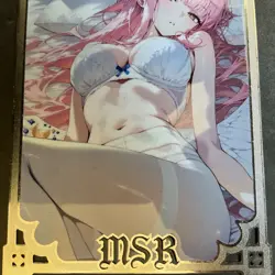 Goddess Story Gold METAL Card Double Sidded Serial Number #021/100! Anime Girl - Image 5