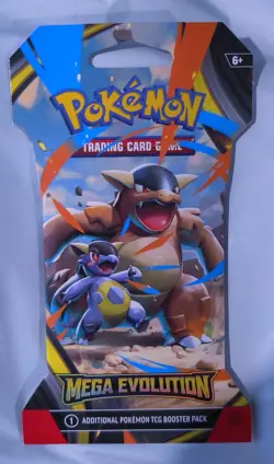 Pokemon Mega Evolution Sleeved Booster Pack Random Art Factory Sealed - Image 1