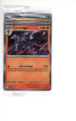 Pokemon Phantasmal Flames Staff Promo Sealed Ceruledge Zacian Flygon Toxtricity - Image 1