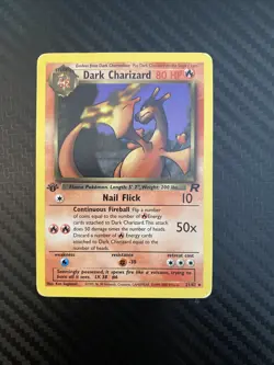 Pokemon Dark Charizard 21/82 1st Edition Non Holo Lp/Mp - Image 1