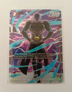 DBS Dragon Ball Fusion World FB01-021 Hit SR ALT Trading Card - Image 1