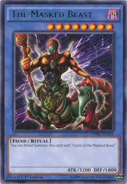 The Masked Beast - DPBC-EN031 - Rare - 1st Edition Lightly Played Duelist Pack 1 - Image 1