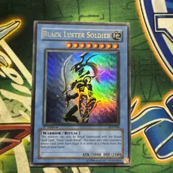 Yugioh! Black Luster Soldier SYE-024 Ultra Rare 1st Edition MP - Image 1