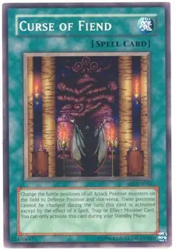 Curse of Fiend - SRL-EN032 - Common - Unlimited Edition Moderately Played Spell - Image 1