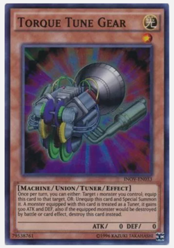 Yu-Gi-Oh! Torque Tune Gear - INOV-EN033 - Super Rare - UNLIM. - NM/M - NEW - Image 1