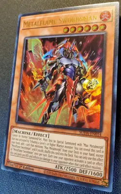 Yugioh! Metalflame Swordsman - SUDA-EN014 - 1st Edition NM - Image 3