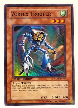 Gladiator's Assault Vortex Trooper - GLAS-ENSE2 - Super Rare - Yugioh Near Mint - Image 1