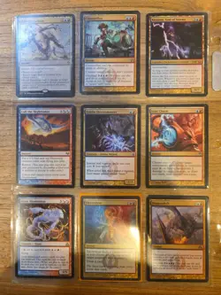 MtG 18x Izzet/Simic Commander Page Pack Foil Uro Titan God Card - Image 2