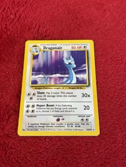 Dragonair 018/102 Base Set Regular Pokemon Card Played - Image 1