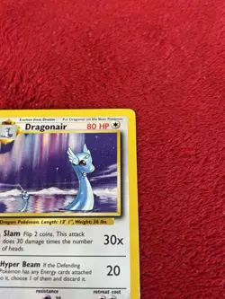 Dragonair 018/102 Base Set Regular Pokemon Card Played - Image 2