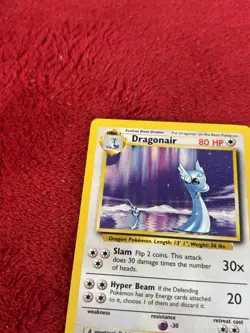 Dragonair 018/102 Base Set Regular Pokemon Card Played - Image 3