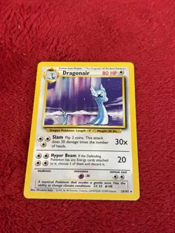 Dragonair 018/102 Base Set Regular Pokemon Card Played - Image 5
