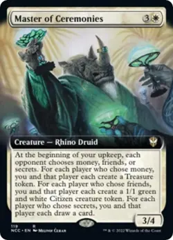 Master of Ceremonies (Extended Art) - Near Mint MTG - Image 1