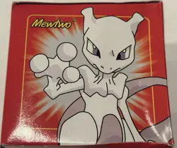 1999 Pokemon Limited Edition MEWTWO 23K Gold-Plated Trading Card (SEALED) Red - Image 2