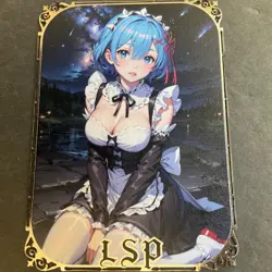 Goddess Story Gold METAL Card - Maiden Party Serial Number #106/200! Rem Anime - Image 1