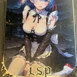 Goddess Story Gold METAL Card - Maiden Party Serial Number #106/200! Rem Anime - Image 3