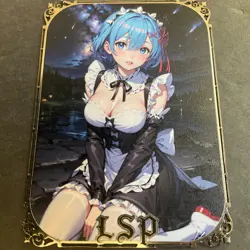 Goddess Story Gold METAL Card - Maiden Party Serial Number #106/200! Rem Anime - Image 4