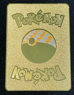 Eevee I Choose You! Romantic High Quality Gold Metal Fan Art Card Collectible - Image 2