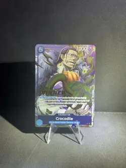 Crocodile (Store 2-on-2 Battle 2025 Winner) P-082 One Piece Promotion Cards Foil - Image 1