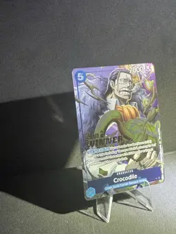 Crocodile (Store 2-on-2 Battle 2025 Winner) P-082 One Piece Promotion Cards Foil - Image 3