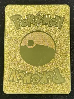 Pokemon Charmander I Choose You!! 1st Edition Gold Metal Card - Image 2