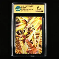 CCG GemMint 9.5 KAYOU 2025 Saint Seiya CCG Card SS-BUR-026 Aiolos 485/499 - Image 3