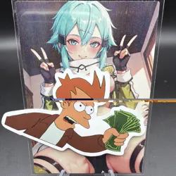 Sinon Sword Art Online Anime Waifu Card Doujin ACG Goddess Holo - Image 2
