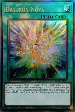 RA04-EN097 DRYTRON NOVA ULTIMATE RARE 1ST EDITION YuGiOh CARD - Image 1