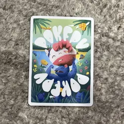 Pokepu S1, 1st Ed. - Peter (Caterpie) - Pokemon Fan Art & Derpy Parody Card - Image 2