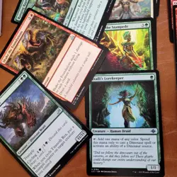 Special Request Magic the gathering Deck DINOSAURS Most of Deck 70 Cards Fun MTG - Image 1