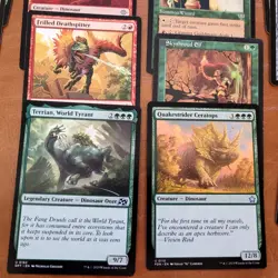 Special Request Magic the gathering Deck DINOSAURS Most of Deck 70 Cards Fun MTG - Image 2