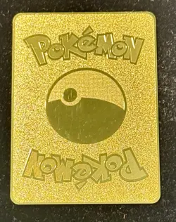 Pokemon Squirtle I Choose You!! 1st Edition Gold Metal Card - Image 2