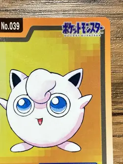 Pokemon Carddass Card Jigglypuff File No.39 Bandai Pocket Monsters 1997 Japan - Image 4