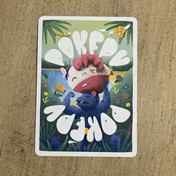 Pokepu Oddsi Oddish S1 1st Ed Pokemon Fan Art Derpy Parody Card - Image 2
