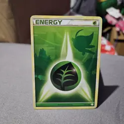 Grass Energy (Celebi) Pokemon TCG Heartgold Soulsilver Common Card #115/123 - Image 1