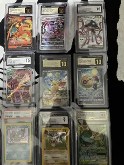 Lot Of 9 Graded Pokemon Cards CGC psa gas Pokemon TCG ?? ?? - Image 4