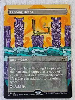 MTG Echoing Deeps (Borderless) #346 The Lost Caverns of Ixalan Card Rare NM - Image 2