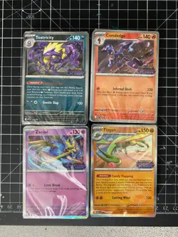 Pokemon Phantasmal Flames Build Battle Stamped Promo Card Deck Set of 4 SEALED - Image 1