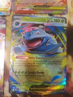 MEGA Pokemon 4 Card Lot: Mega VENUSAUR, Gardevoir, Kangaskhan, And Camerupt - Image 2