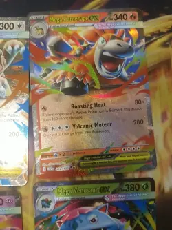 MEGA Pokemon 4 Card Lot: Mega VENUSAUR, Gardevoir, Kangaskhan, And Camerupt - Image 5
