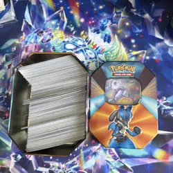 Pokemon TCG - Tin Full Of Mixed Common Bulk Cards - Image 1