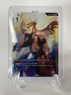 Unforeseen Incident Alternate Art Foil - ST01-014 C+ NM - Gundam TCG Card Game - Image 2