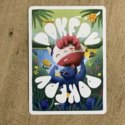 Pokepu S1, 1st Ed Plumby Vileplume Pokemon Fan Art Derpy Parody Card Rare Holo - Image 2