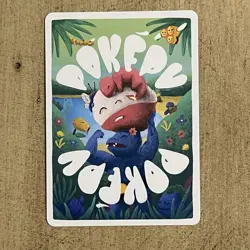 Pokepu S1, 1st Ed. Ruck Steck Onix Pokemon Fan Art Derpy Parody Card Rare Holo - Image 2