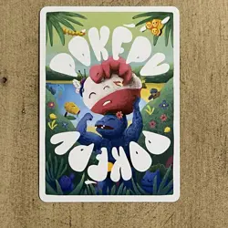 Pokepu S1, 1st Ed. Hypnuh Hypno Pokemon Fan Art Derpy Parody Card Rare Holo - Image 2