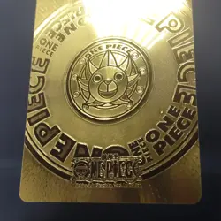 Monkey D Luffy One Piece JR-004 Metal Holo Gold Foil Card Premium Wanted Kadong - Image 5