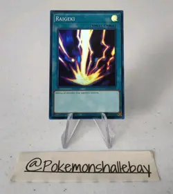 Raigeki SDCH-EN021 *NM* 1st Edition Super Rare Yugioh Card - Image 1
