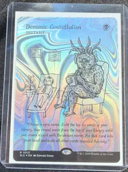 Demonic Consultation Secret Lair Drop Halo Foil - Image 4
