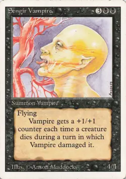 Sengir Vampire U Revised Edition # NM Normal - Image 1